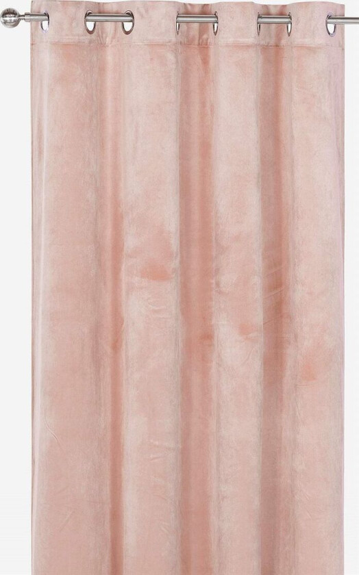 Fløyelslengder med snørehull Charlotte 2-pack 135 x 250 cm