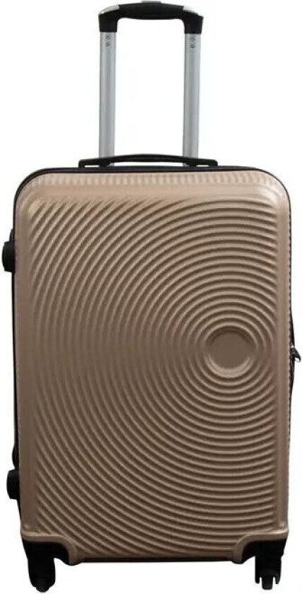 Koffert - Cirkel Gull - Medium størrelse - Hard case koffert