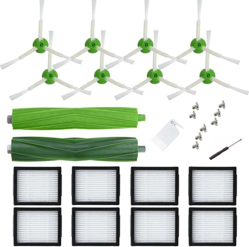 INF Tilbehør til iRobot Roomba E / i-serien robotstøvsuger 28 deler