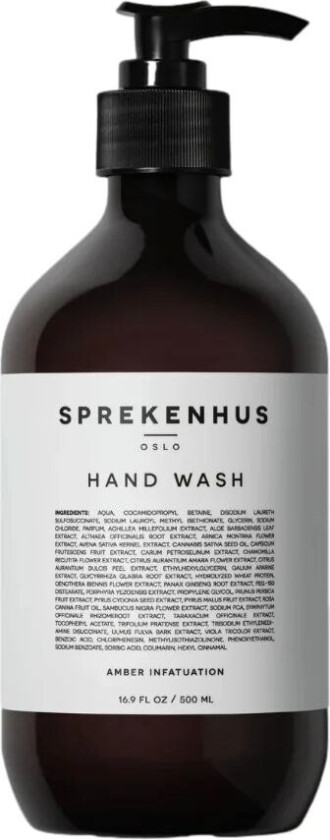 Sprekenhus Hand Wash 500ml - Amber Infatuation Håndsåpe  unisex