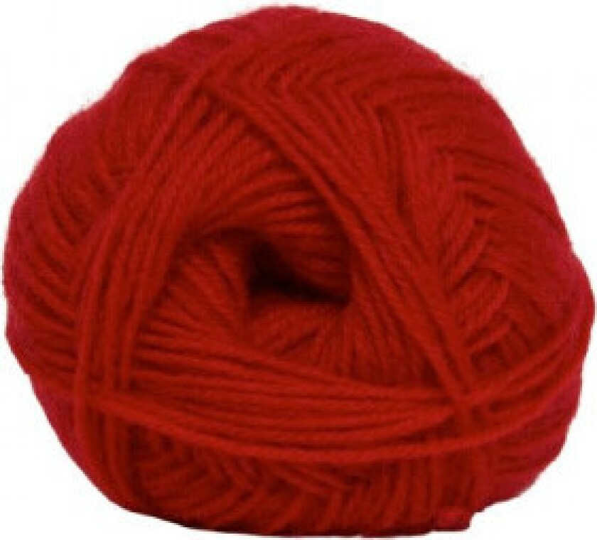 Sock 4 Garn 4500 Rødt