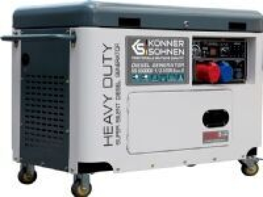 KÖNNER & SÖHNEN GENERATOR DIESEL 7,0 kW 230/400 V KS 9300DE-1/3 ATSR SUPER S (EURO V)