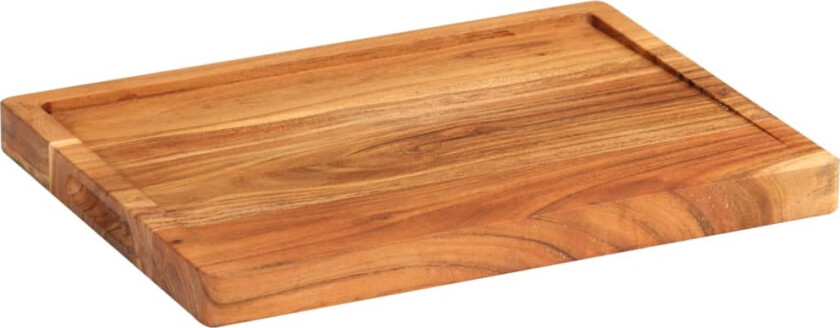 Skjærebrett 43x32x3,5 cm heltre akasie