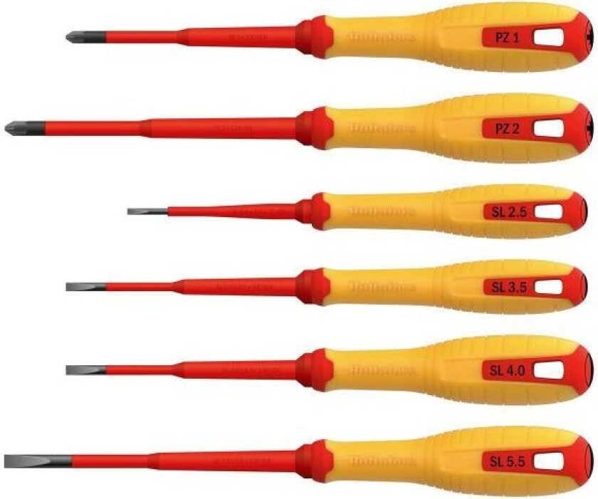 VDE Skrutrekkersett Slim PZ & SL - 8801569