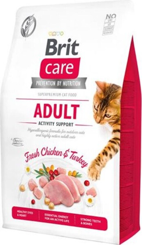 Brit Care Cat Grain Free Adult Activity Support (2 kg)