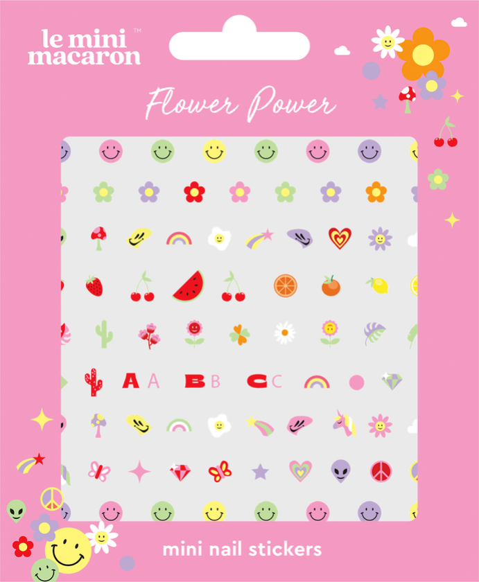 Mini Nail Stickers Flower Power