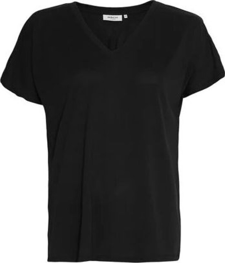 Fenya Modal V Neck Tee - Black L/XL