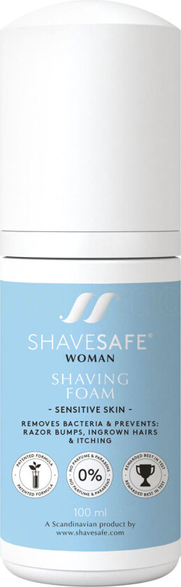 Shavesafe Woman Shaving Foam Sensitive Skin 100 ml