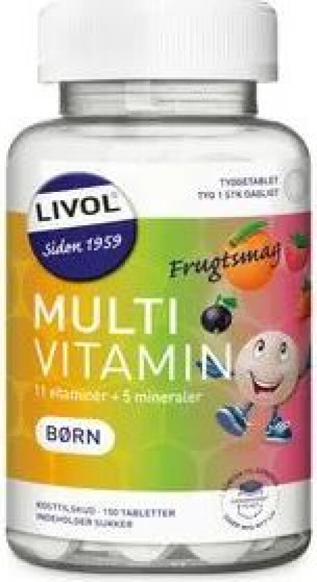 Multivitamin Kids Fruittaste 150 stk.