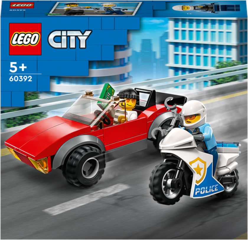 Lego City - Politimotorsykkel På Biljakt 60392