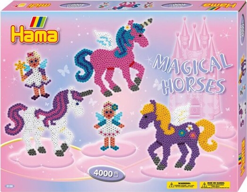 Midi Gaveeske 4000 Perler - Magiske Hester