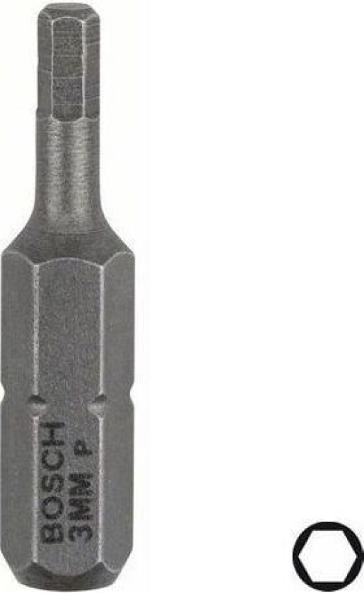 HEX Bits HEX3 3-pakn. 25mm