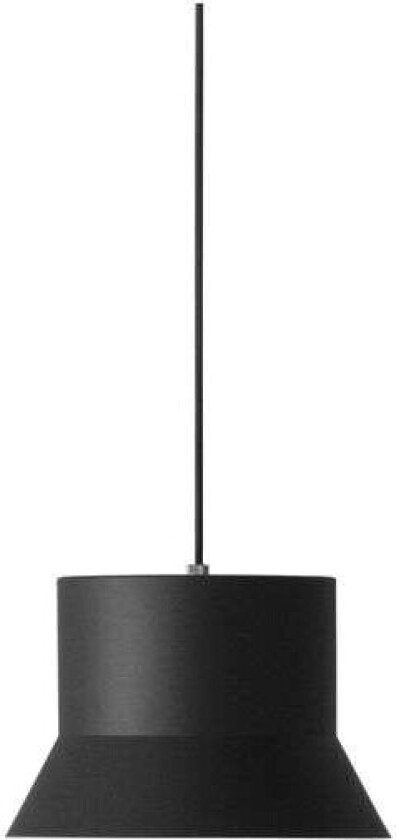 Hat taklampe stor Black