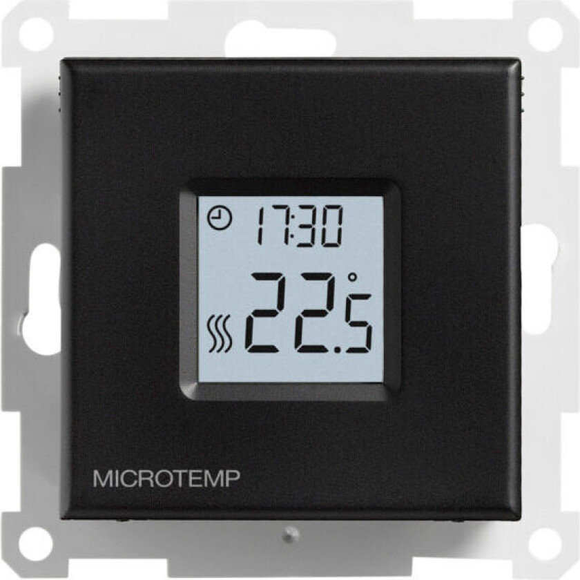 Termostat Microtemp MTC4 Matt Sort - 5491011