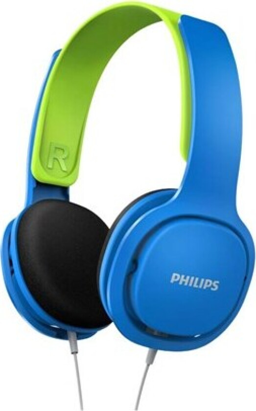 Bilde av Shk2000bl Kids Headphones - Blue/green Hodetelefoner 3,5 Mm Jakk Stereo Blå, Grønn