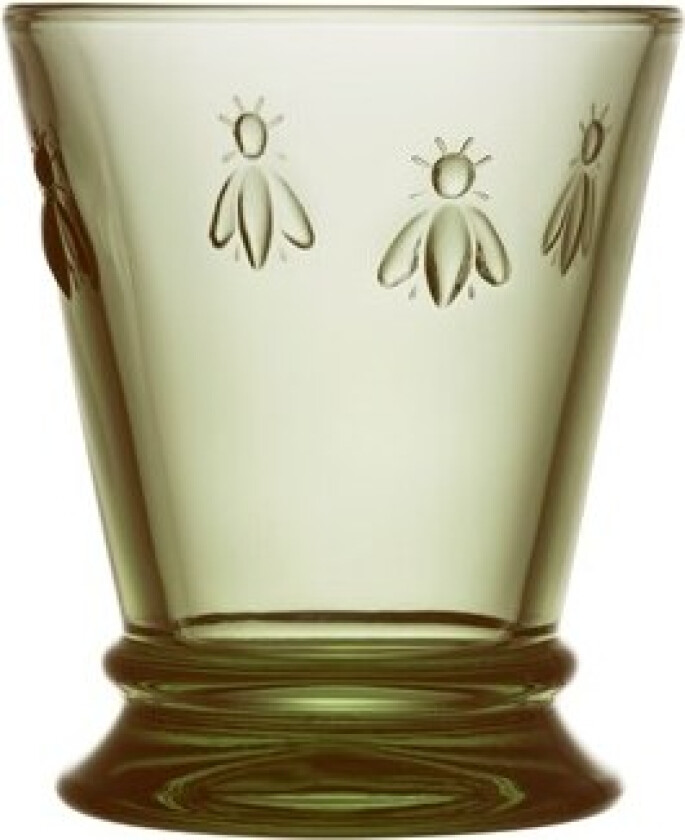 Bilde av Bee water glass green - 6 glasses