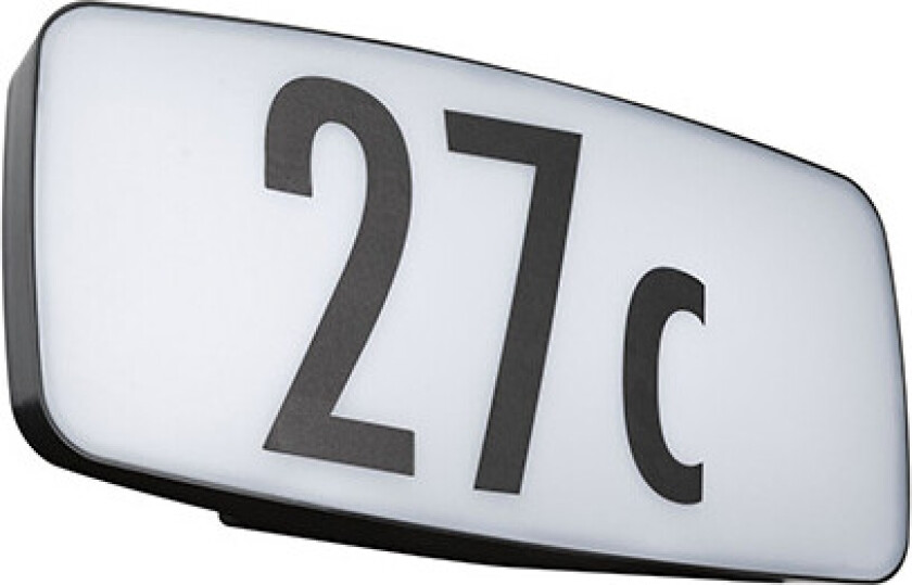 94506, Vegglys, Antrasitt, Hvit, Rustfritt stål, IP44, Inngang, Fasade, II