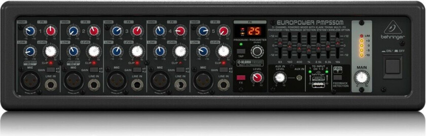 Bilde av PMP550M Eurocom Mikser Forsterker