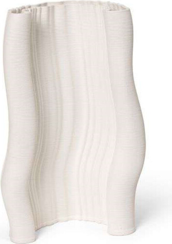 Moire vase 19 x 30 cm Offwhite