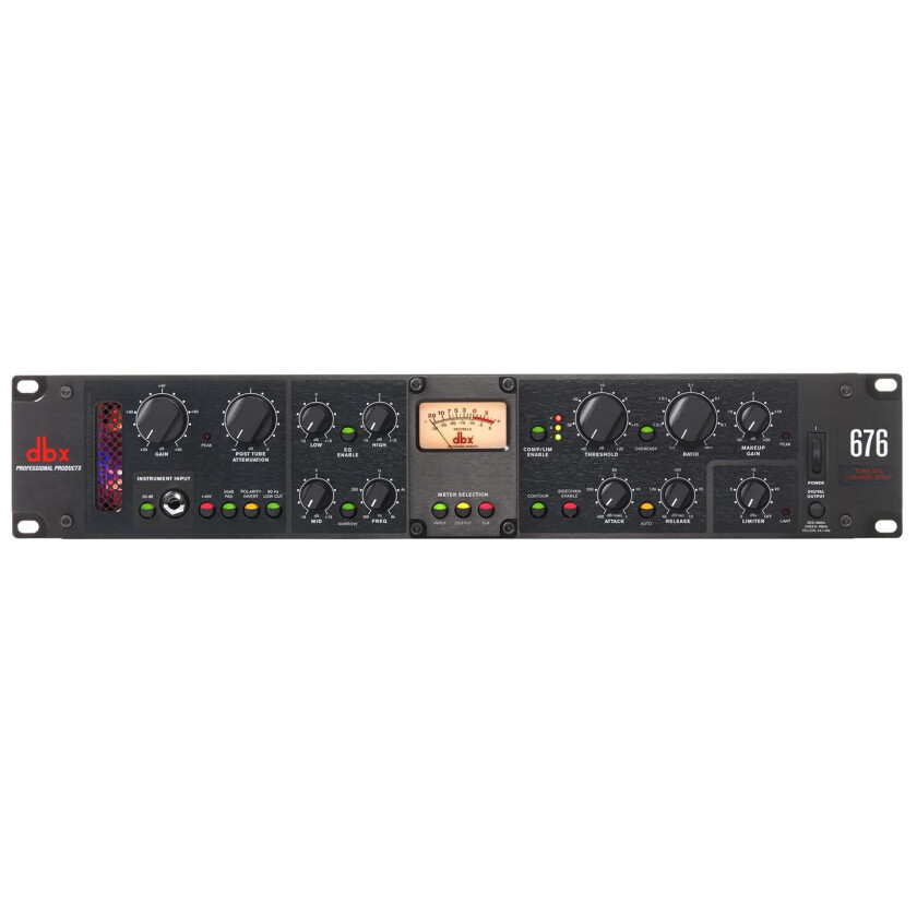 Dbx 676 Kanalstripe Med 12au7 Rørpreamp Eq Og 162sl Kompressor