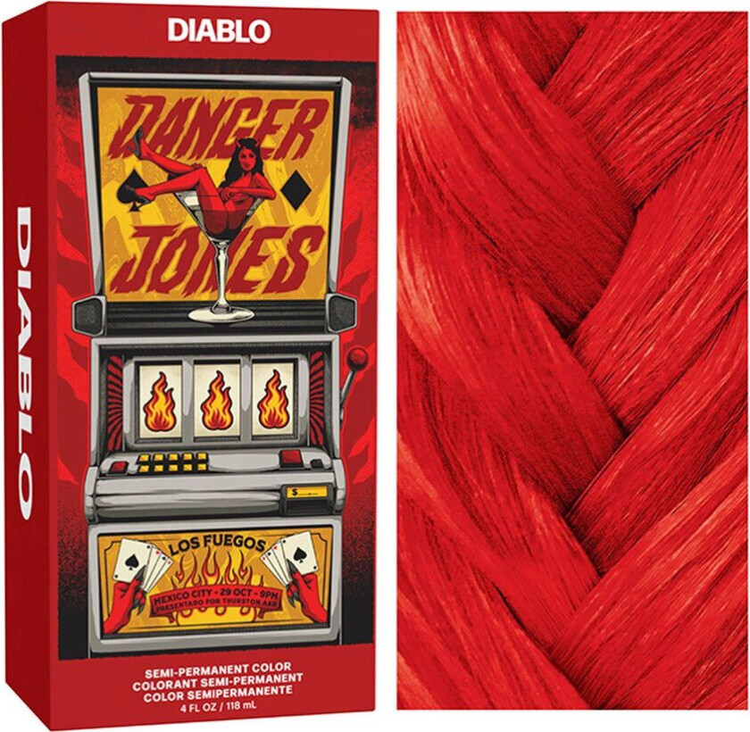 - Semipermanent Farge "Diablo"