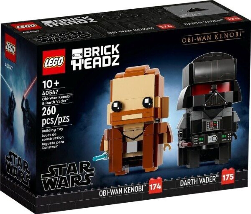 BrickHeadz Obi-Wan Kenobi & Darth Vader 40547