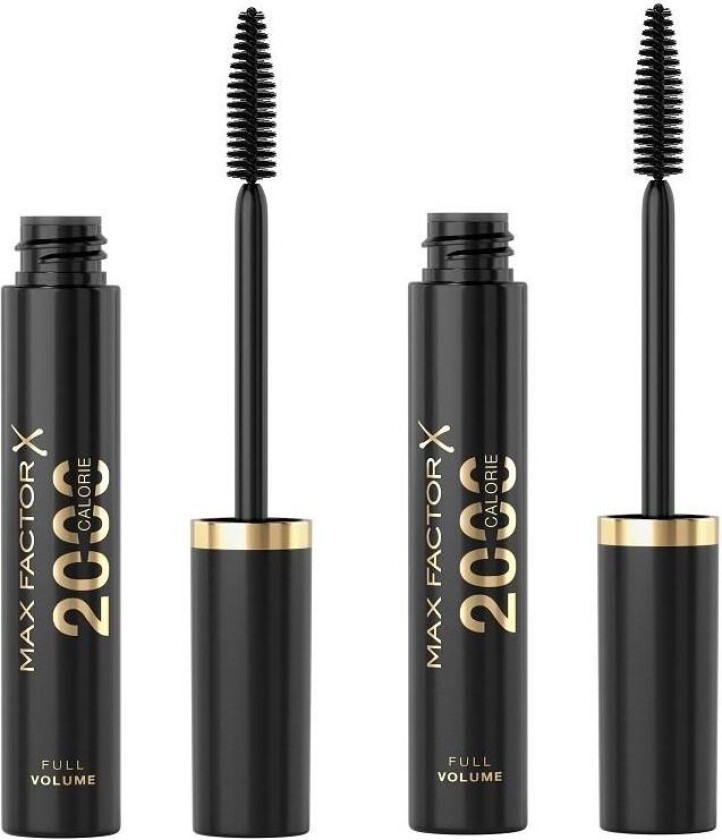 2-pack Max Factor 2000 Calorie Mascara Black 9ml