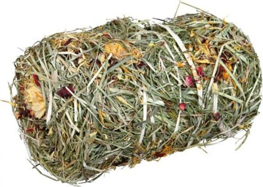 Hay Bale with Flowermix ø 10×18 cm
