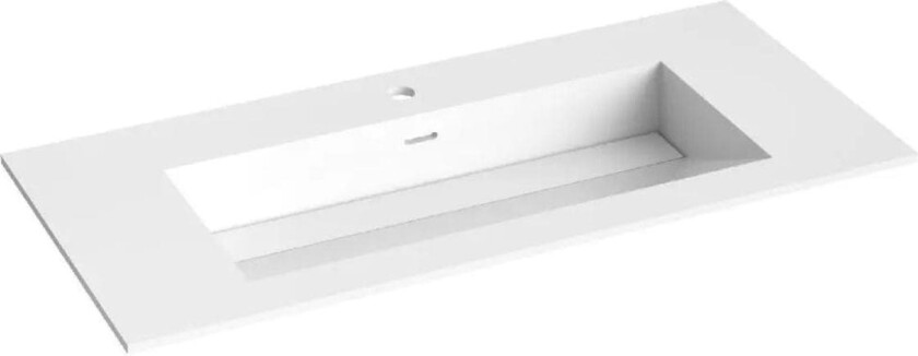 Corian Servant m/Skrå bunn - Hvit Matt