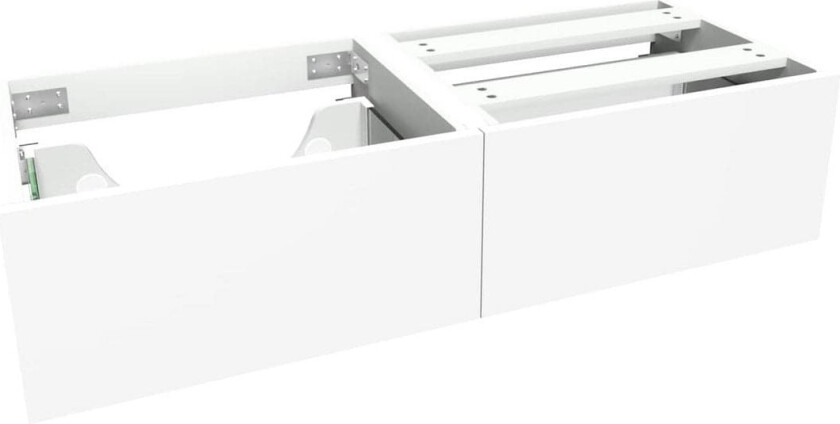 VikingBad Mie Demi Servantskap Slett - Hvit Matt