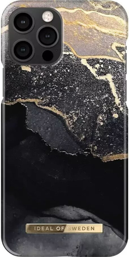 iDeal of Sweden iPhone 12/12 Pro Fashion Case Golden Twilight Marble
