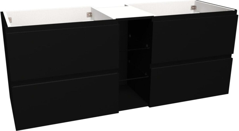 Bilde av VikingBad Mie Servantskap fingergrep hylle - Sort Matt