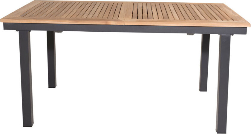 Panama hagebord inkl. tilleggplate 152, 210 cm svart, natur.