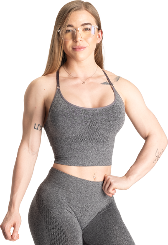 Rockaway Bra, Graphite Melange