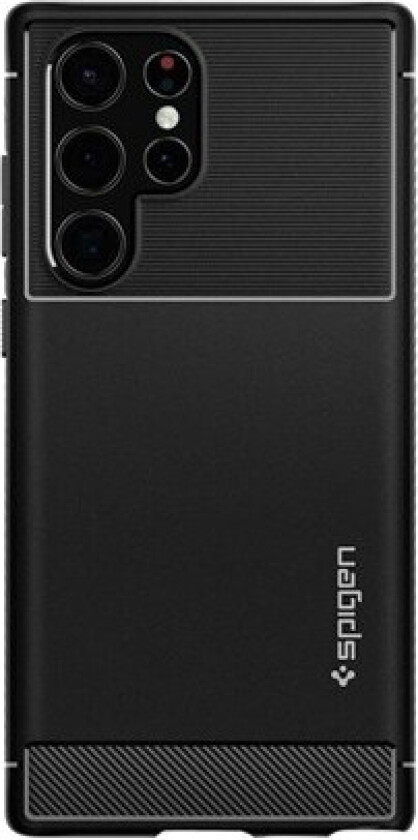 Samsung Galaxy S22 Ultra Rugged Armor Bakdeksel - Svart