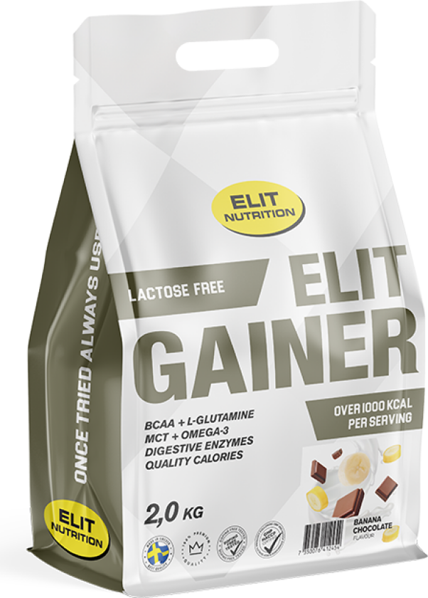 ELIT GAINER - Lactose free, 2000 g