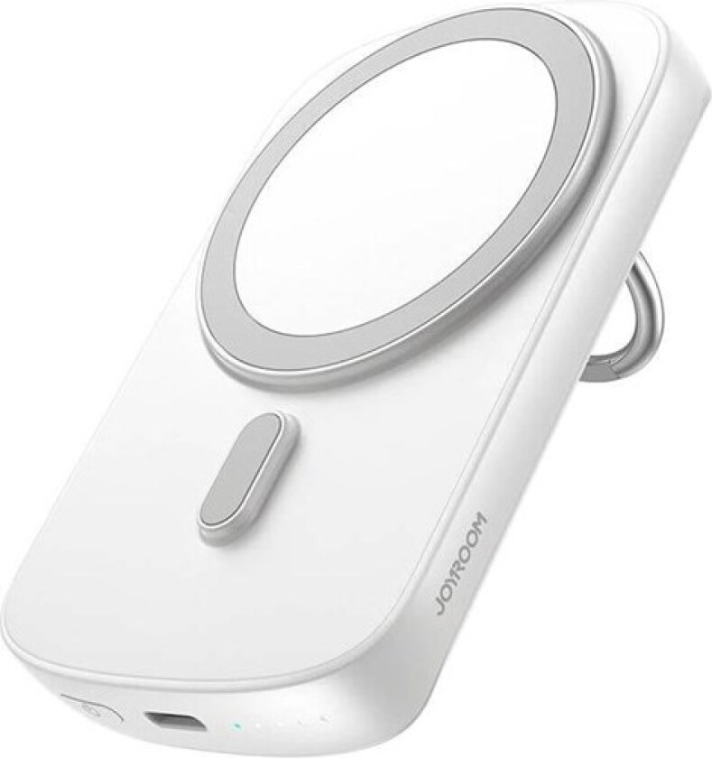 Power Bank Ring Holder 20W 6000mAh JR-W030 (white) Nødlader - Hvit - 6000 mAh