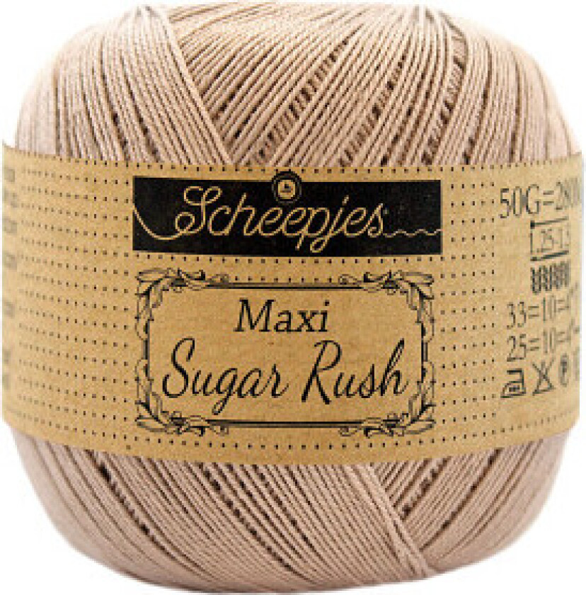 Maxi Sugar Rush Garn Unicolor 257 Antikk