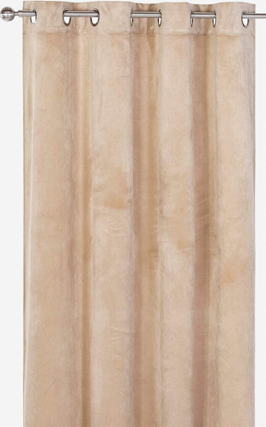 Fløyelslengder med snørehull Charlotte 2-pack 135 x 280 cm