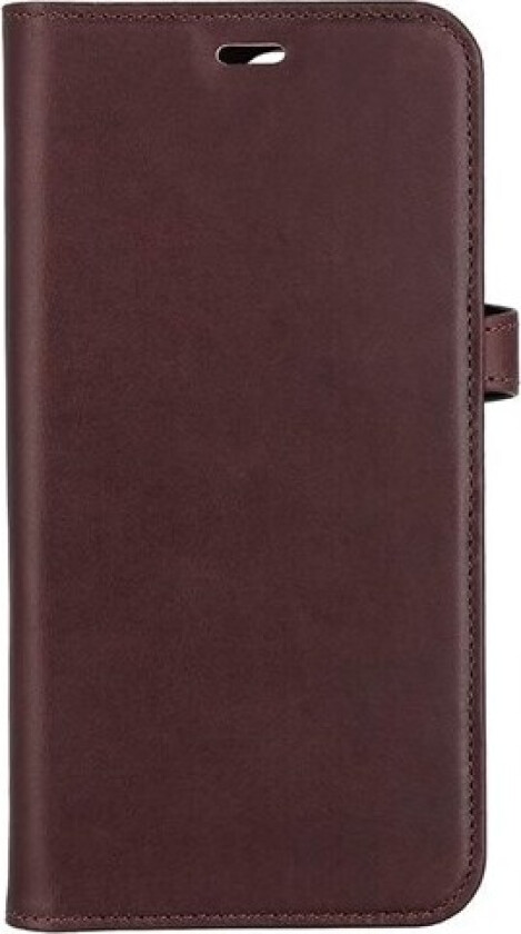 iPhone 14 Pro Max Gear Buffalo Flip Deksel i Ekte Skinn med Lommebok & Magnetlås - Brun