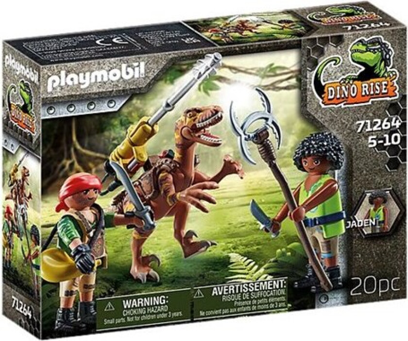 Playmobil Dino Rise 20 Deler - Deinonychus 71264