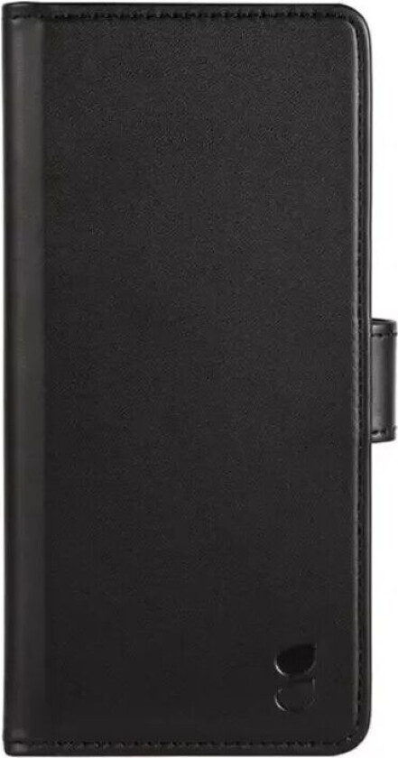 GEAR Motorola Moto E6s (2020) / E6i Wallet PU Skinndeksel m. Lommebok Sort