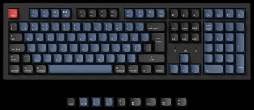 K10 Pro Qmk/via K Pro Brown Kablet, Trådløs Nordisk Tastatur