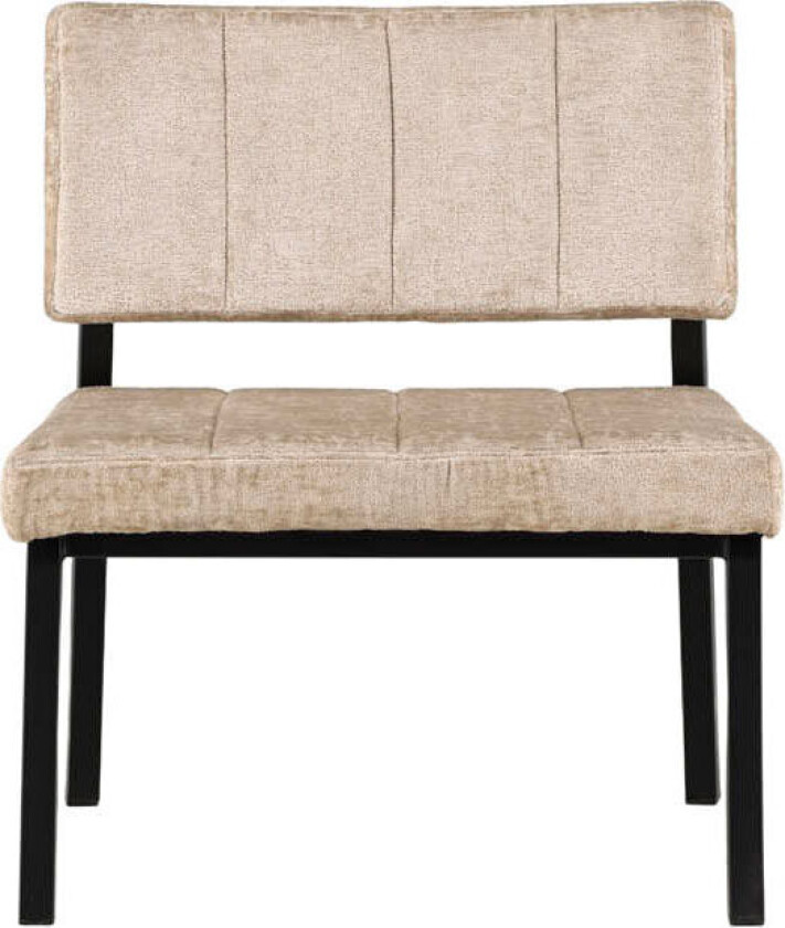 Monett lenestol velour beige.