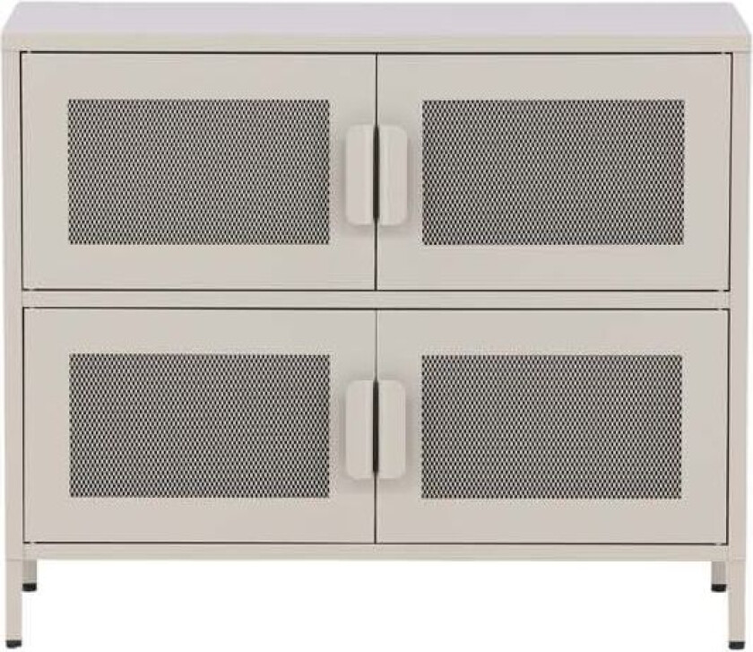 Nett skjenk 4 dører beige.