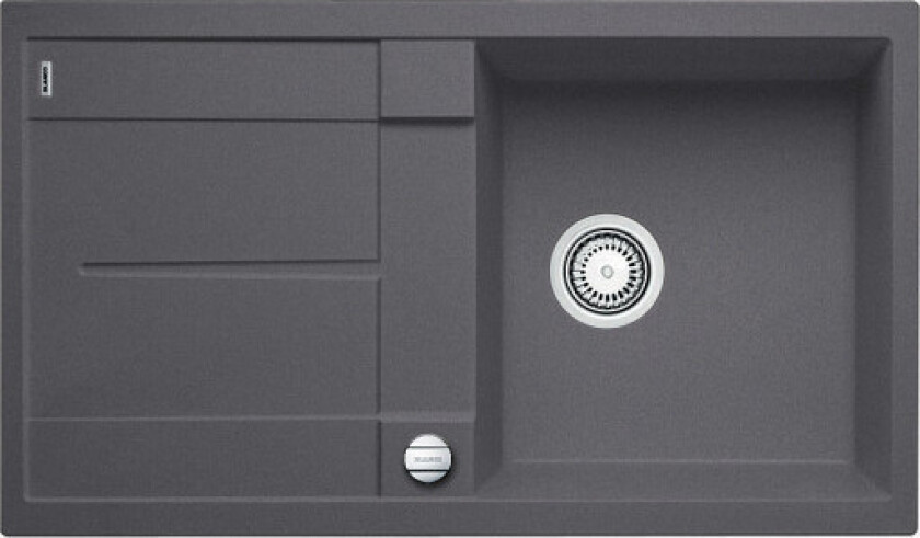 Metra 5 S-F kjøkkenvask, 85x49 cm, grå
