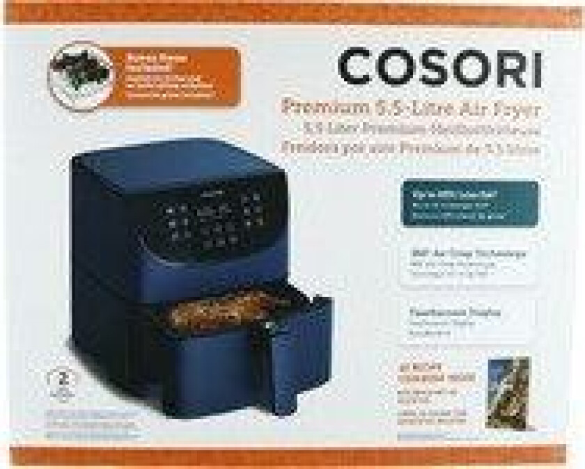 Cosori Premium Air Fryer CP158-AF-RXL - 5,5 Liter - Blå