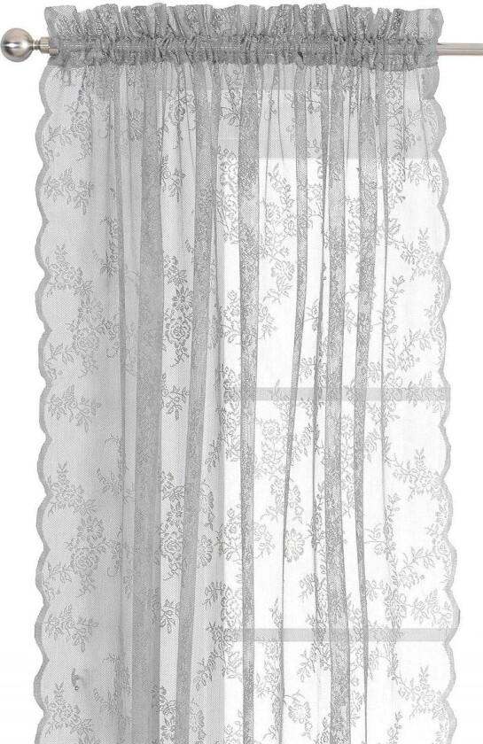 Mønstret blondegardin Rosalyn 2-pack 150 x 250 cm