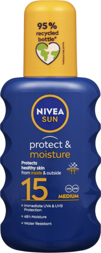 Nivea Sun Protect& Moist Spray Spf15 200ml