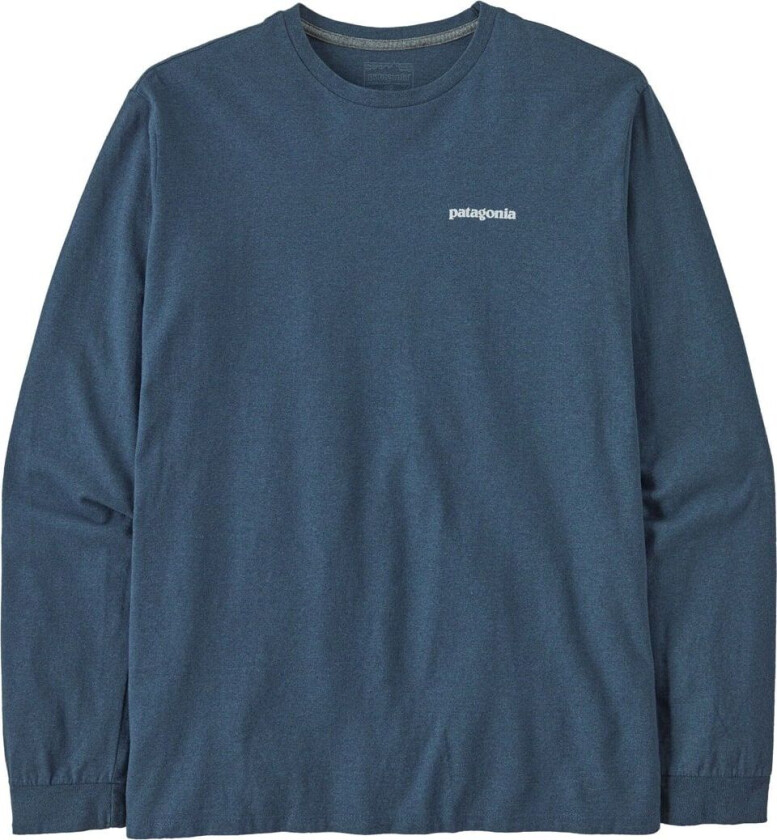 L/s P-6 Logo Responsibili-Tee Herre Utility Blue L